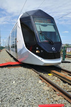 Alstom is providing a Citadis train to Dubai, which will be the first catenary-free tramway in the Middle East.