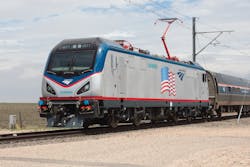 Siemens locomotives being delivered to Amtrak continue to advance through the testing process. Siemens locomotives being delivered to Amtrak continue to advance through the testing process.