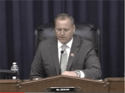 U.S. Rep. Jeff Denham, R-CA, makes remarks during a hearing on the role of innovative finance in intercity passenger rail. U.S. Rep. Jeff Denham, R-CA, makes remarks during a hearing on the role of innovative finance in intercity passenger rail.