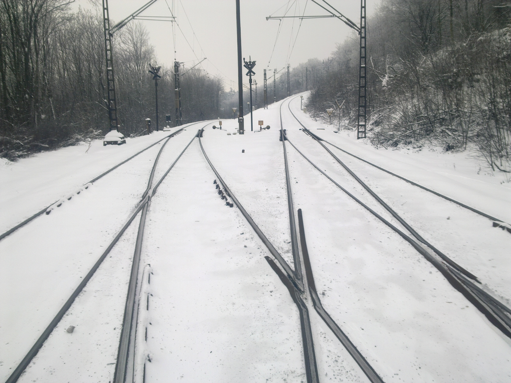 The stretch of track at the Michaelstein railway station puts both humans and equipment to the test.