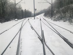 The stretch of track at the Michaelstein railway station puts both humans and equipment to the test. The stretch of track at the Michaelstein railway station puts both humans and equipment to the test.