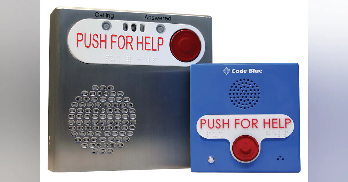 Code Blue unveils versatile, compact IP emergency speakerphones | Mass ...