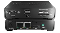 Matrox PowerStream software is used to remotely discover and manage the Maevex network.