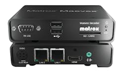 Matrox PowerStream software is used to remotely discover and manage the Maevex network. Matrox PowerStream software is used to remotely discover and manage the Maevex network.
