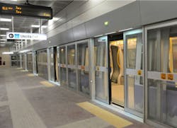 The driverless metro line in Milan is operated in one control room. The driverless metro line in Milan is operated in one control room.