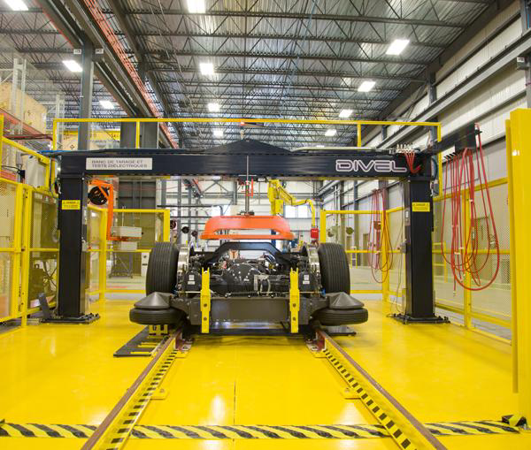 Alstom's bogie plant in Sorel-Tracy, Quebec.