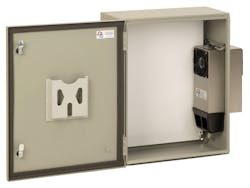 The drip pan is designed to efficiently move condensate away from electronic items.