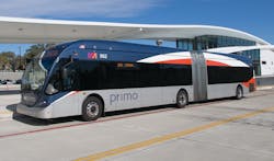VIA Metropolitan Transit was recently recognized by the Institute of Transportation Engineers for its Primo bus service.