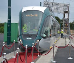 Alstom has provided the first Citadis to Nottingham.
