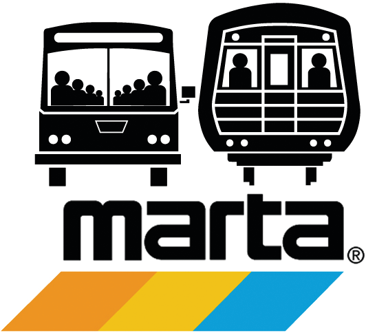 marta bus drags car marta bus drags car