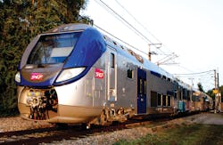 Bombardier presented the first Omneo trains, which will be used by SNCF in France. Bombardier presented the first Omneo trains, which will be used by SNCF in France.