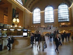 Grand Central Terminal 750,000 visitors daily. Grand Central Terminal 750,000 visitors daily.