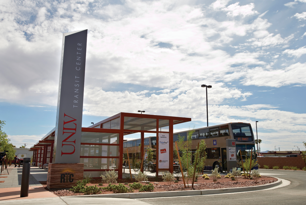 RTC of Southern Nevada has opened a transit center at the University of Las Vegas Nevada (UNLV).