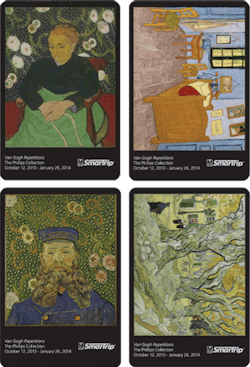 Metro has unveiled Van Gogh fare cards. Metro has unveiled Van Gogh fare cards.