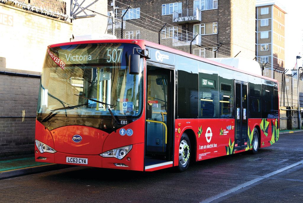 BYD ebuses have entered service in London.