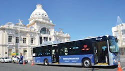 BYD is taking part in an electric bus pilot in Salvador, Brazil BYD is taking part in an electric bus pilot in Salvador, Brazil