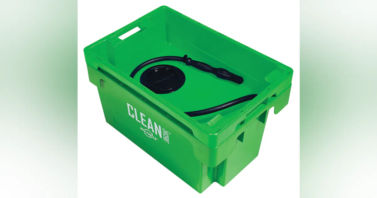 Bio-Circle CleanBox Flow Parts Washing System | Mass Transit