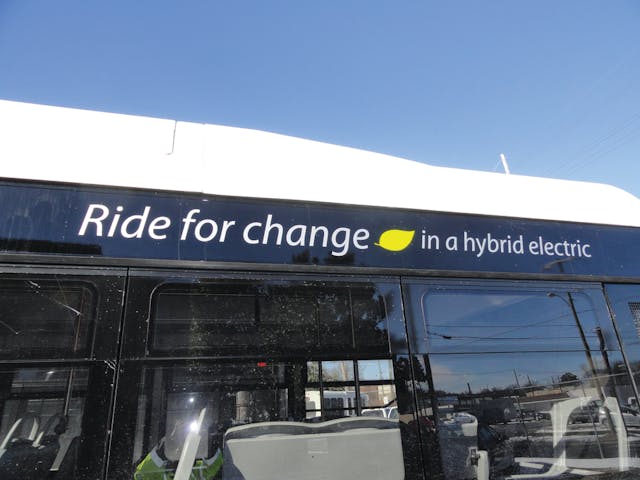 Knoxville Area Transit has taken delivery of its first hybrid electric buses.
