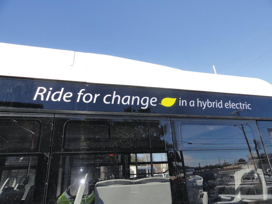 Knoxville Area Transit has taken delivery of its first hybrid electric buses.