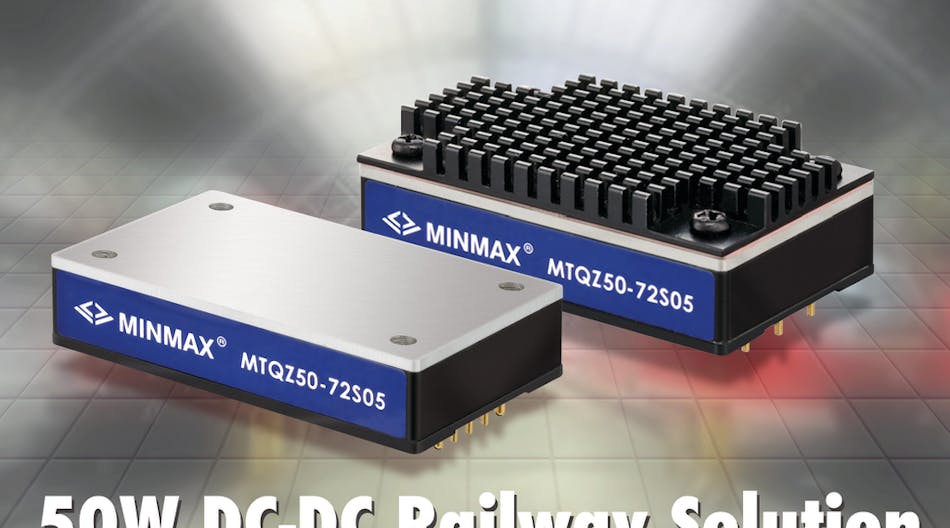 The Minmax MTQZ50 Series 50 Watt DC/DC Converter