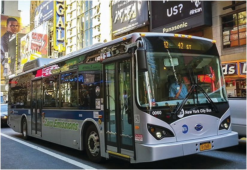 BYD and MTA ran a pilot test of all-electric buses from Aug. 25 to Oct. 25.