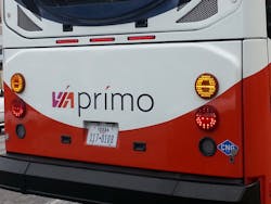 VIA purchased 16 NABI CNG vehicles for its Primo BRT service. VIA purchased 16 NABI CNG vehicles for its Primo BRT service.