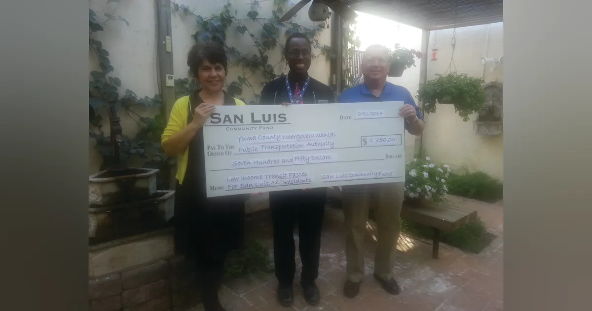 Ycipta AZ: Yuma County Area Transit Receives Grant Funds to Start Lifeline ...