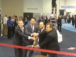 Digital Signage Expo opened in Las Vegas Feb. 12 at the Sands Expo Center, where more than 200 companies displayed their technology to the public.