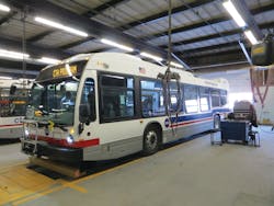 The Chicago Transit Authority gave the public a glimpse at the new Nova Buses that will be hitting the streets soon. The Chicago Transit Authority gave the public a glimpse at the new Nova Buses that will be hitting the streets soon.
