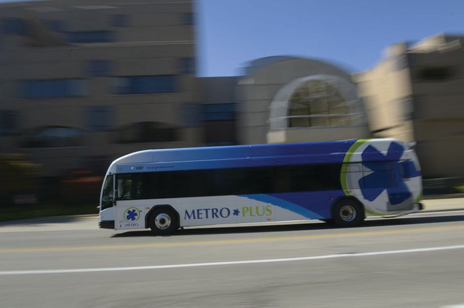 Metro*Plus, the new, pre-BRT service to provide faster, direct service from Kenwood to Uptown to Downtown, debuted in Cincinnati on Aug. 19, 2013.