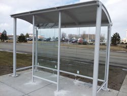Gentex purchased a bus shelter in Zeeland Mich., which will be used by the Macatawa Area Express Transportation Authority.