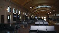 Union Depot in St. Paul has been fitted with digital signage.