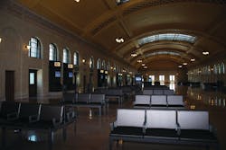 Union Depot in St. Paul has been fitted with digital signage.