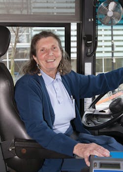 Francine Maltais, the first woman STM bus driver, has retired after 37 years on the job.