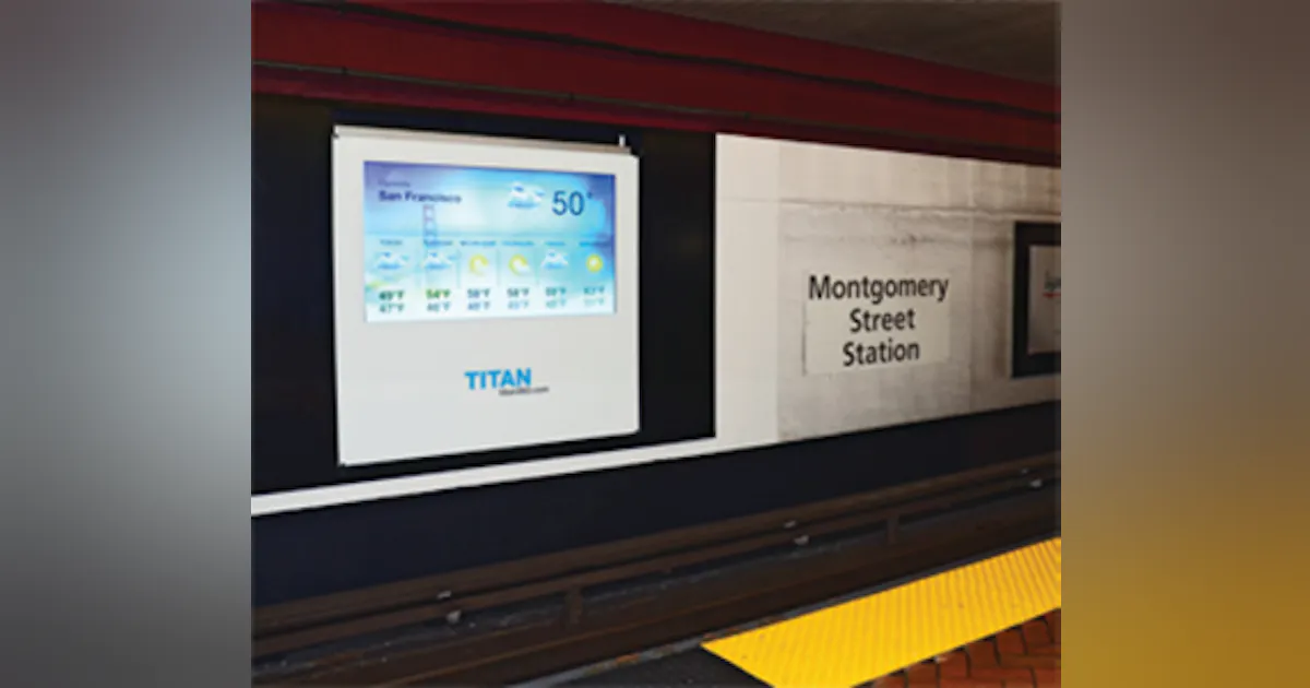 Bart Train Board CA: BART Board Approves Platform Digital Displays for Advertising and ...