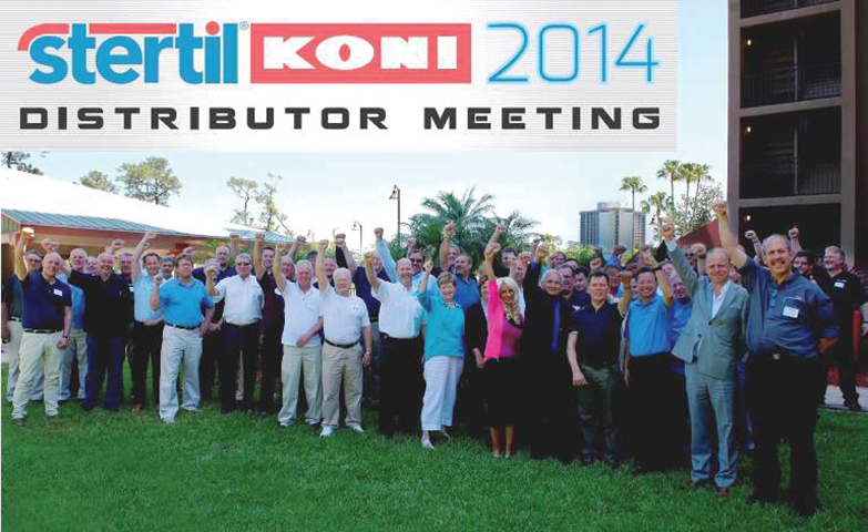 Stertil-Koni announced it hit record lift sales in 2013 during the company's annual distributor meeting.