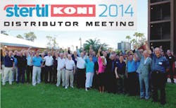 Stertil-Koni announced it hit record lift sales in 2013 during the company&apos;s annual distributor meeting.