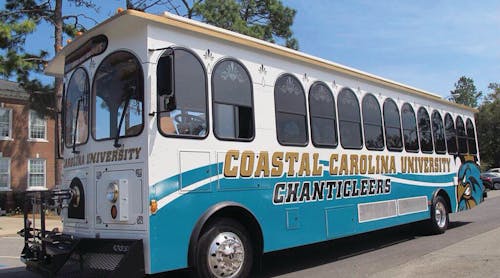 Specialty Vehicles announced the recent delivery of six Supreme Classic American Trolleys to Coastal Carolina University in South Carolina.
