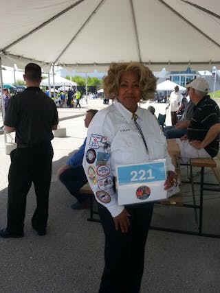 First Transit&rsquo;s Robin Wilson, who drives for the Metropolitan Transit Authority of Harris County.