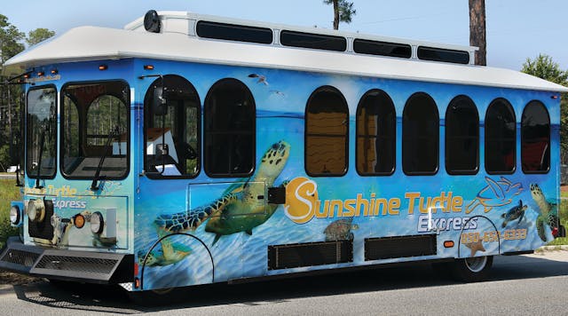 The Sunshine Turtle Express has hit the roads in South Walton County, Fla.