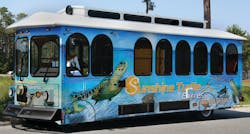 The Sunshine Turtle Express has hit the roads in South Walton County, Fla. The Sunshine Turtle Express has hit the roads in South Walton County, Fla.