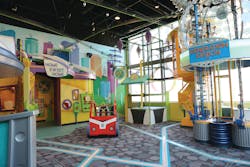 Kid Grid at the Marbles Kids Museum in Raleigh, N.C., is designed to get childen interested in STEM academics.
