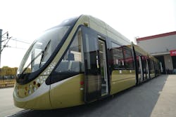 Bayer Material Science and China South Railway Nanjing Puzhen have joined forces to create a new interior design for low-floor trams. It is based on lightweight Bay-blend and Makrolon polycarbonate sheets.