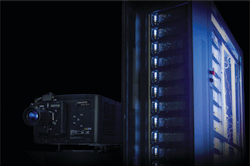 Christie's newest addition to the 4K platform uses solid state laser technology and can be used for 3D applications. Christie's newest addition to the 4K platform uses solid state laser technology and can be used for 3D applications.