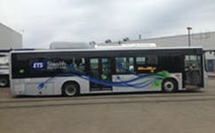 ETS introduced electric buses in Edmonton