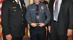 DRPA Officer Jessica Gabe was given the Police Officer of the Year Award by the agency.
