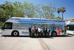 SunLine has unveiled its eighth generation hydrogen fuel cell buses. SunLine has unveiled its eighth generation hydrogen fuel cell buses.