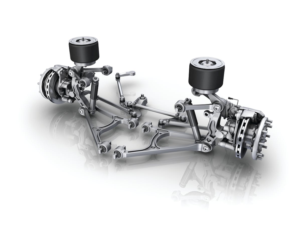 With ZF&apos;s RL 82 EC independent suspension as low-floor front axle, buses can transport more axle load.