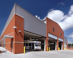 City Utilities Transit integrates energy efficiency efforts into a 100-year-old building. City Utilities Transit integrates energy efficiency efforts into a 100-year-old building.