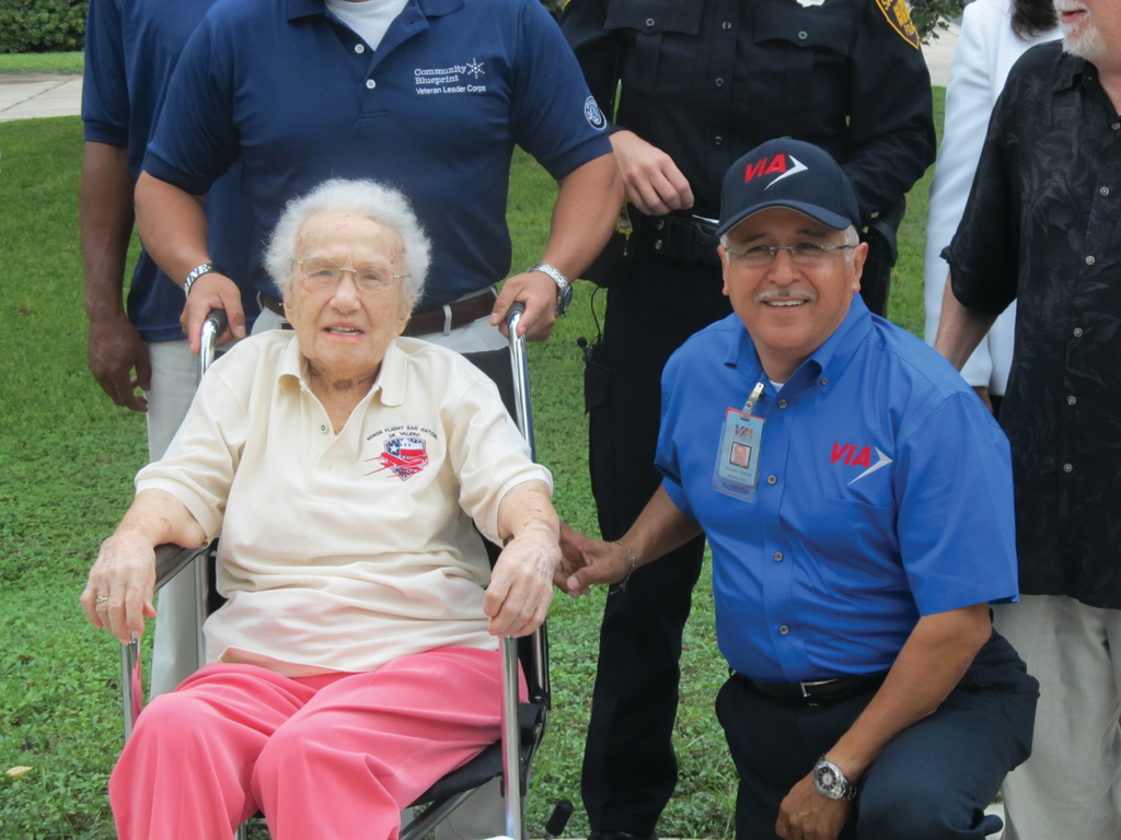 At 108 years old, Lucy Coffey, of San Antonio, is the oldest woman veteran in the United States of America.